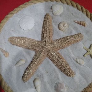 Starfish 12" Resin Beach Wall Decor